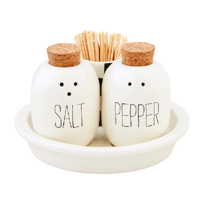 Mud Pie : Bistro Salt And Pepper Toothpick Set