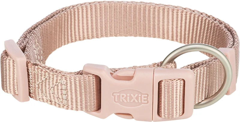 Premium collar, XS–S: 22–35 cm/10 mm, blush