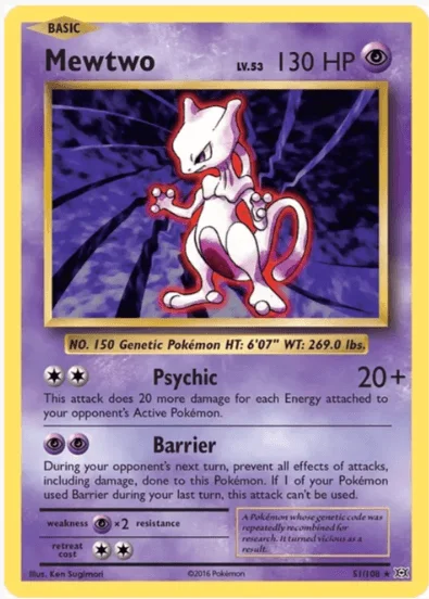 Mewtwo - XY - Evolutions #051/108