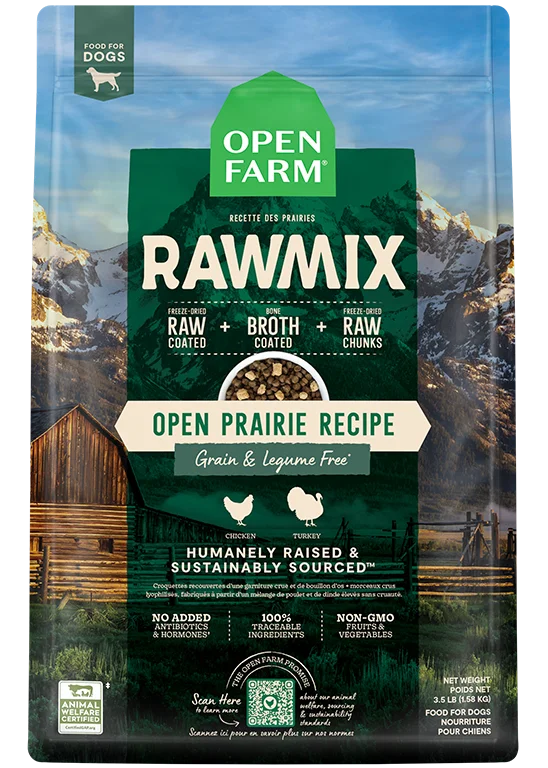 Open Farm Open Prairie Grain-Free RawMix for Dogs