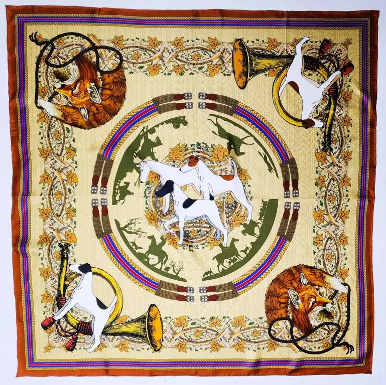 Smooth Fox Terrier Silk Scarf