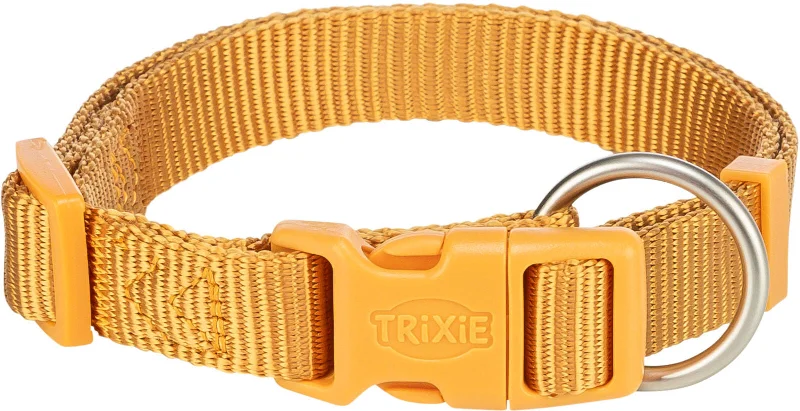 Premium collar, M–L: 35–55 cm/20 mm, curry