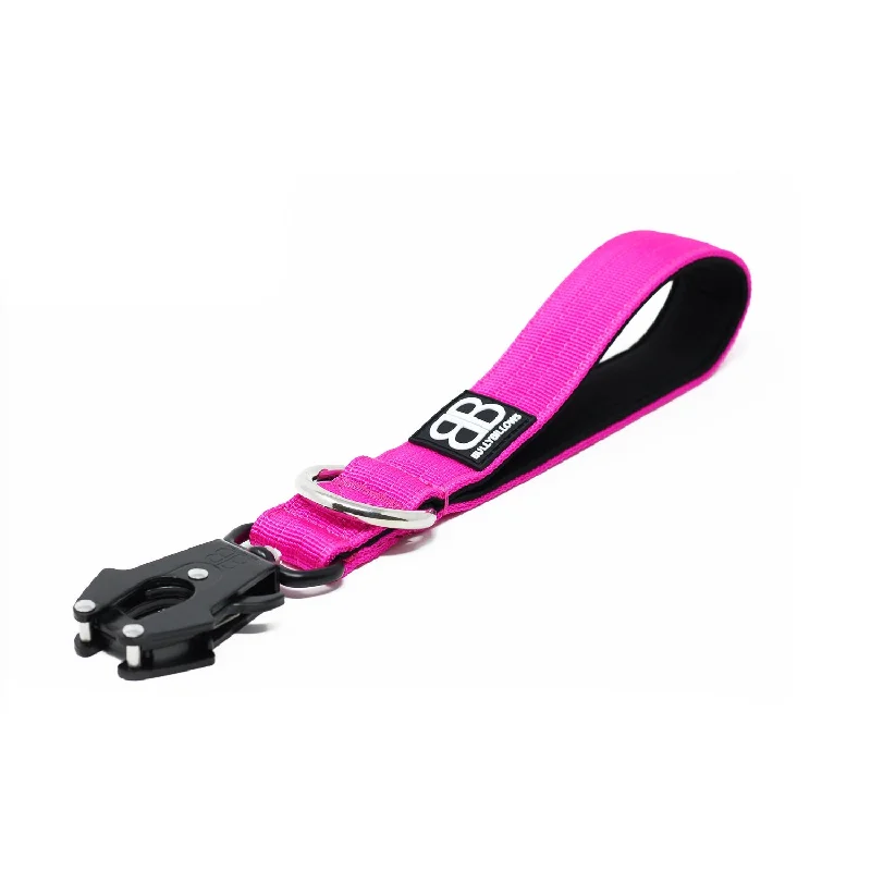 Combat Traffic Leash | Short Handle for Control - Magenta