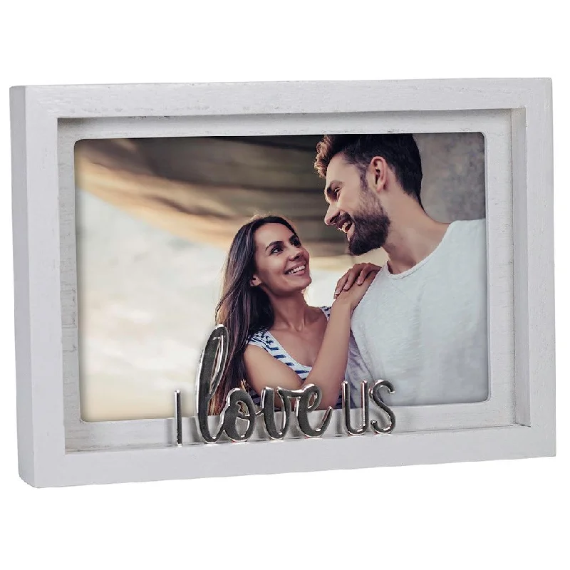 Malden : 4X6 I Love Us Borderlines Frame