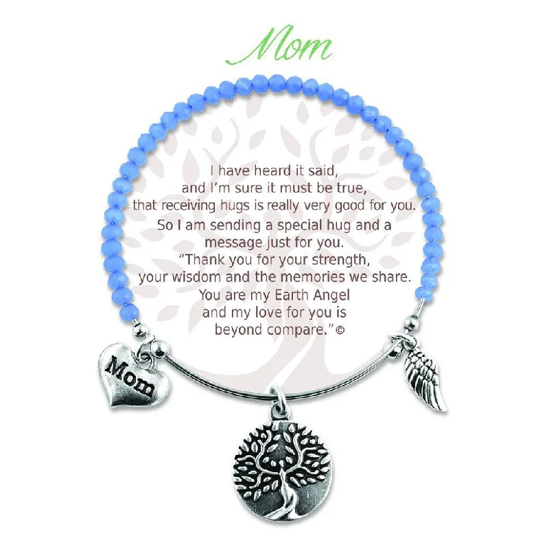 Earth Angel : Mom Radiant Blue Stone Bracelet