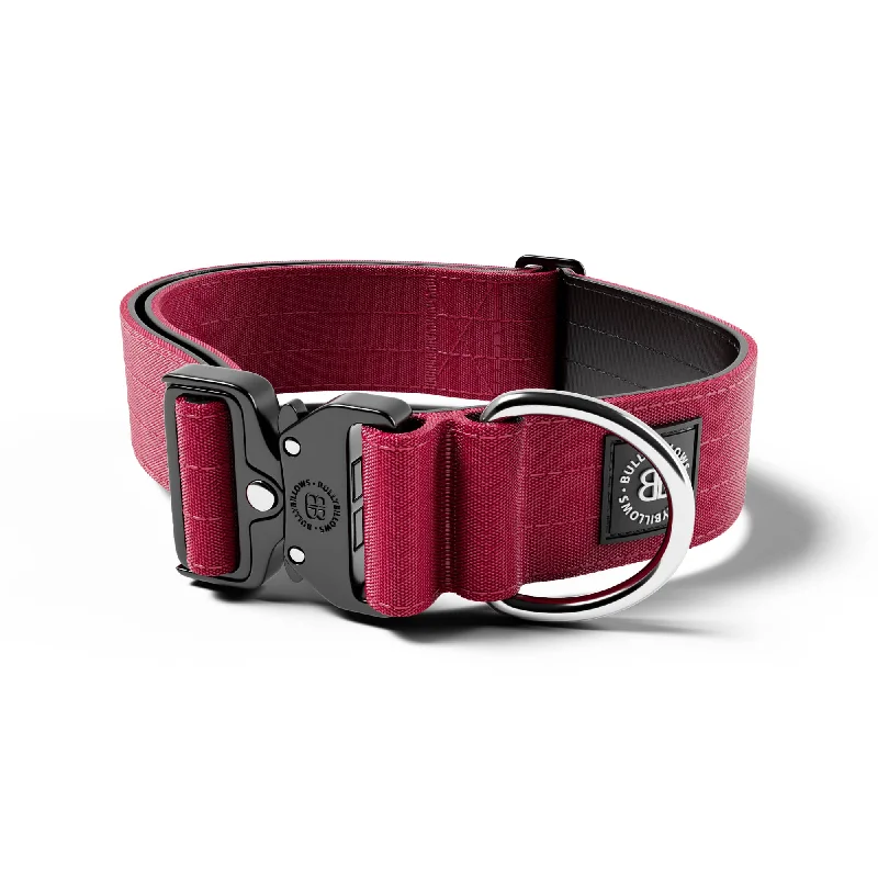 5cm Combat® Collar | NO Handle & Secure Clip - Burgundy