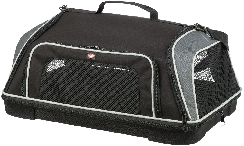 Boarding airline carrier, 55 x 23 x 40 cm, black/grey