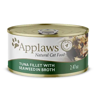 Applaws Natural Wet Cat Food Tuna with Seaweed in Broth