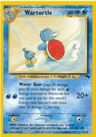 Wartortle - Southern Islands #15/18 (Near Mint)