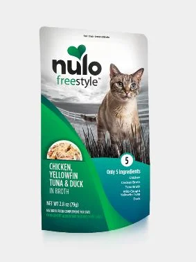 Nulo FreeStyle Chicken, Yellowfin Tuna & Duck in Broth Recipe Cat Food