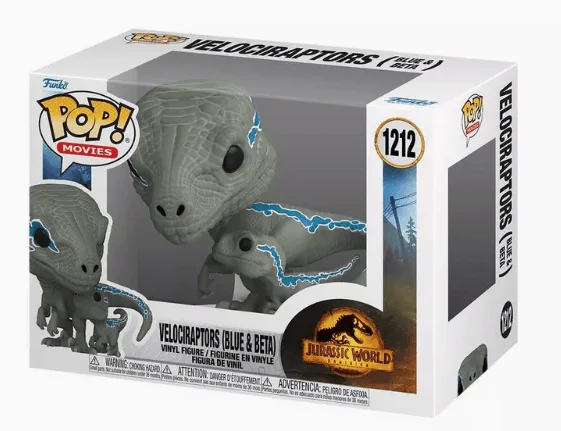 Jurassic World Velociraptors (Blue & Beta) Funko Pop