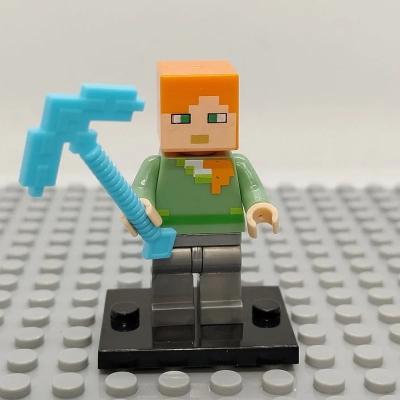 Custom Lego Compatible Minecraft Alex