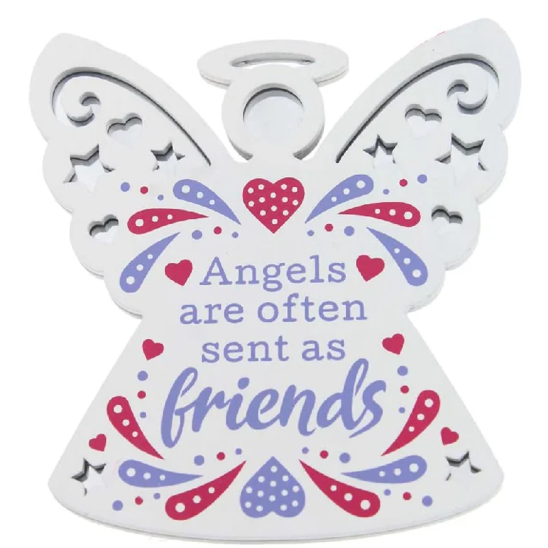 H & H Gifts : Reflective Angel  - Friends