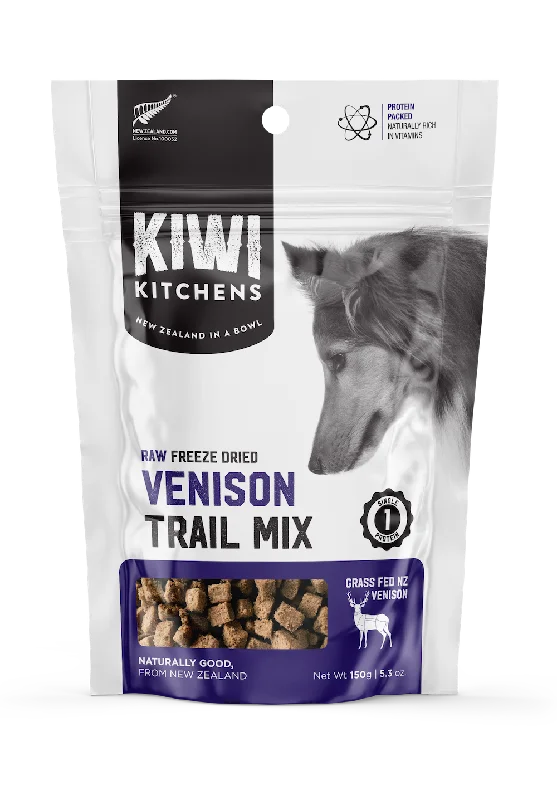 Kiwi Kitchens Raw Freeze Dried Dog Treats - Venison Trail Mix