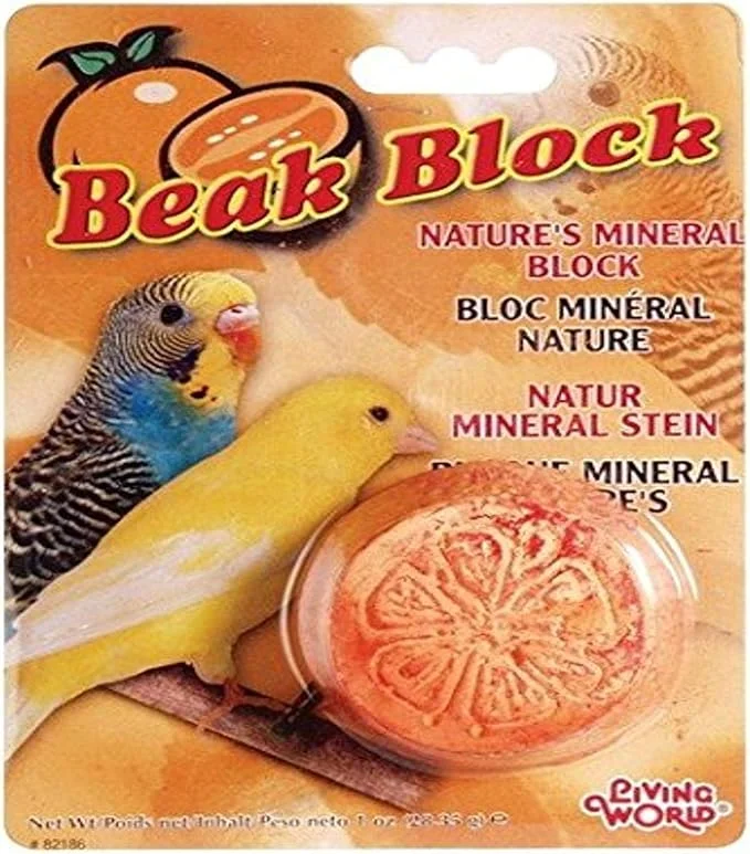 HAGEN PARAKEET ORANGE MINERAL BLOCK