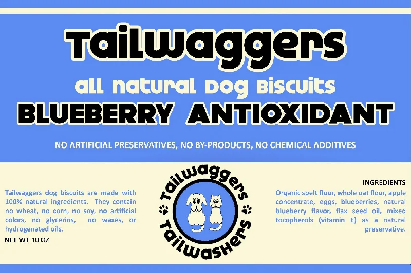 Tailwaggers Dog Treat Biscuit Blueberry Antioxidant