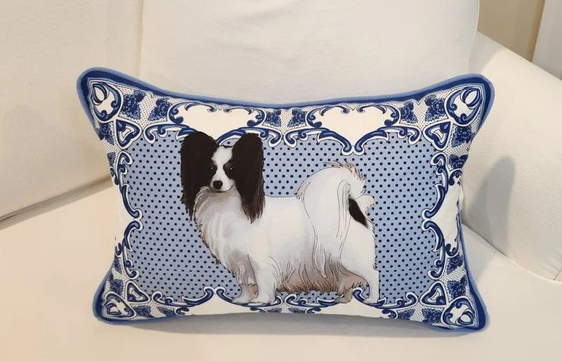 Papillon Lumbar Pillow Cover