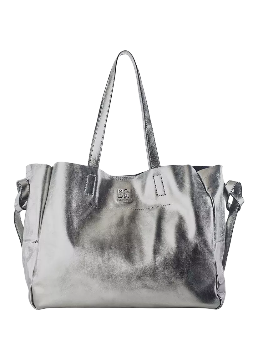 Moda in Pelle Indiana Leather Tote Bag