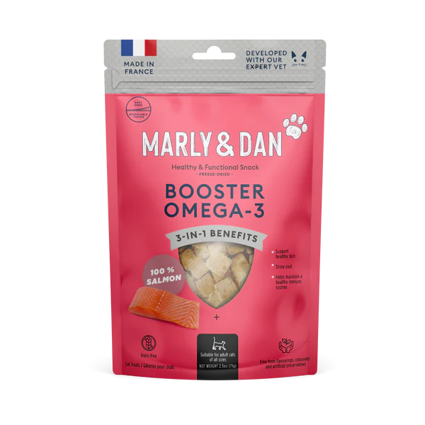 Marly & Dan cat treats - Booster Omega-3, 40g