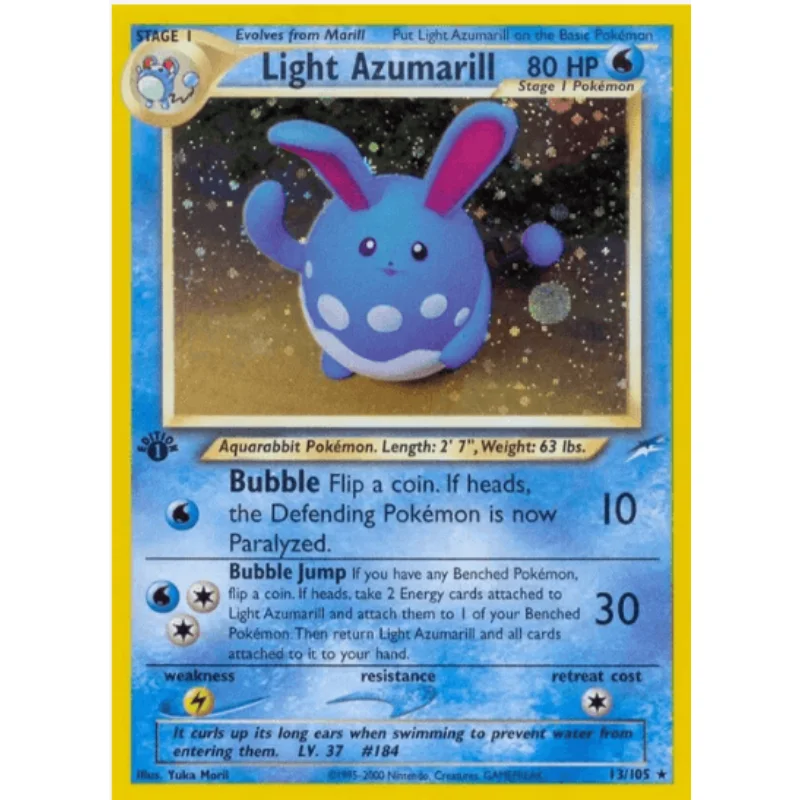 1st edition Light Azumarill - Neo Destiny #013/105 (Lightly Played)