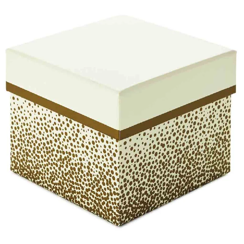 Hallmark : 5" Square Champagne Bubbles on Ivory Gift Box