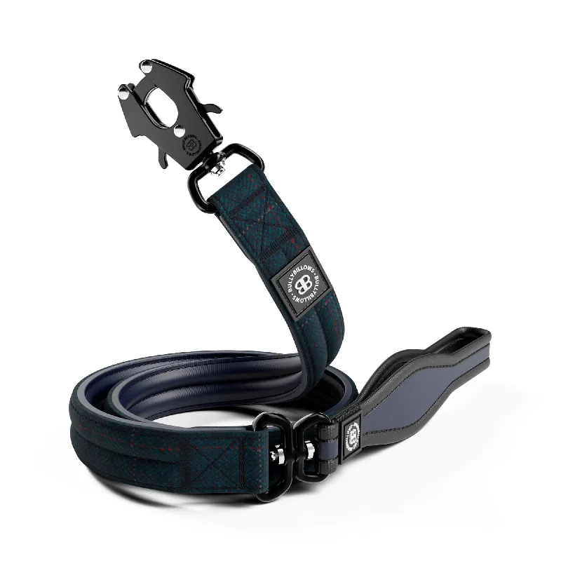 1.2m Tweed Mini Combat Lead | Secure Clip -  Midnight Blue