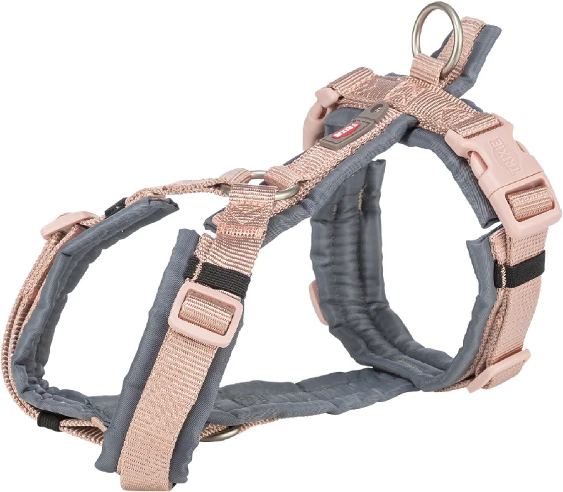 Premium trekking harness, M: 53–64 cm/20 mm, blush/graphite