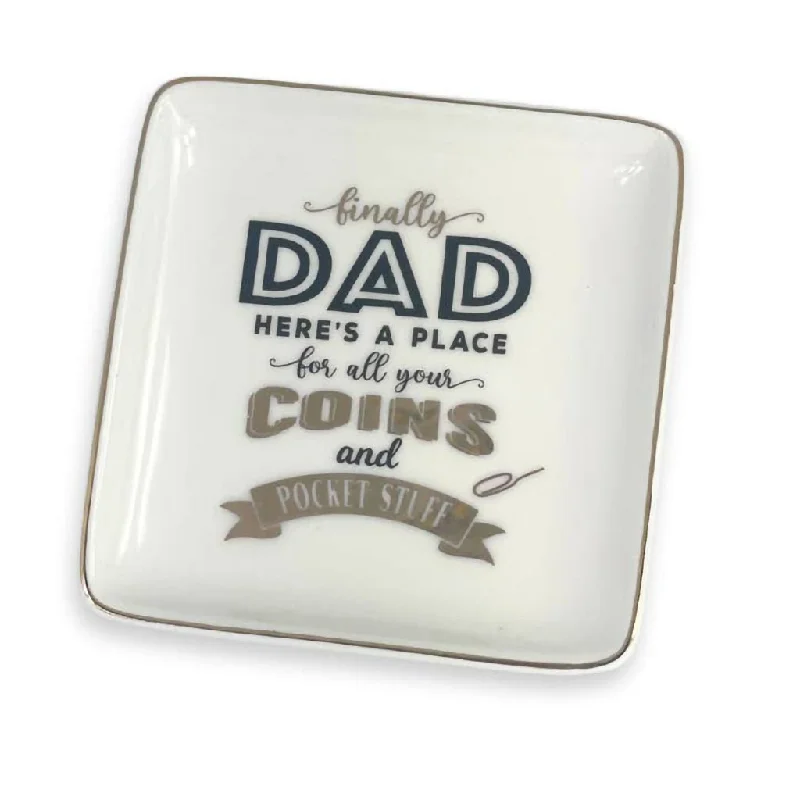 H & H Gifts : Trinket Dish - Dad