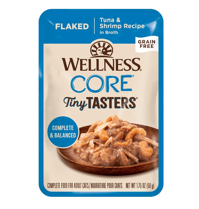 Wellness CORE® Tiny Tasters® Flaked | Tuna & Shrimp Cat Wet Food