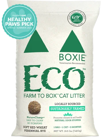 Boxie Eco™ Farm to Box Ultra Sustainable Plant-based Clumping Cat Litter