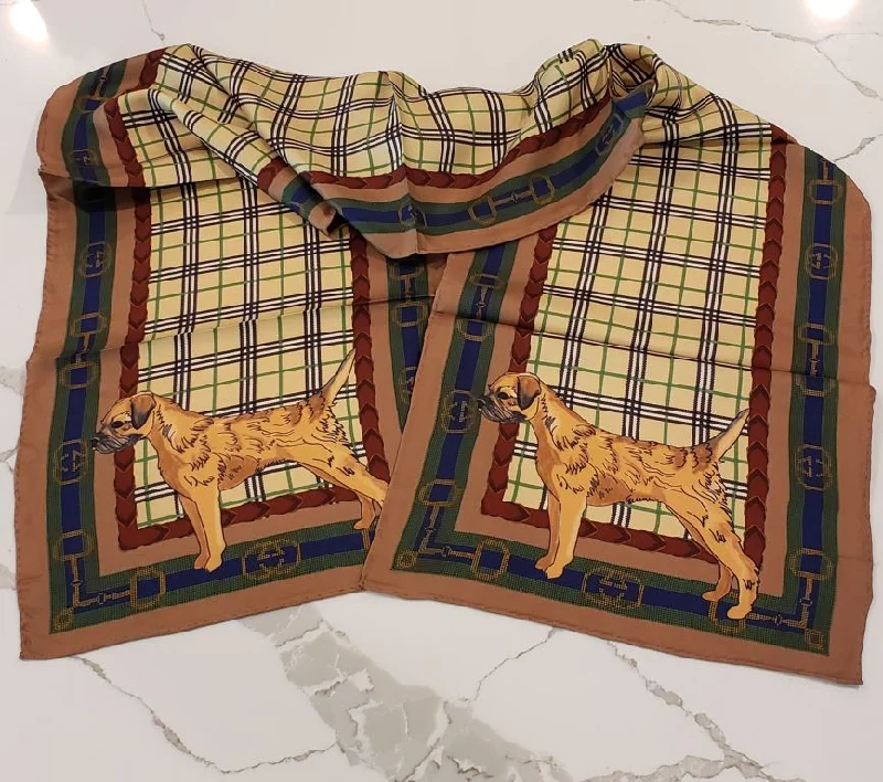 Border Terrier Silk Scarf