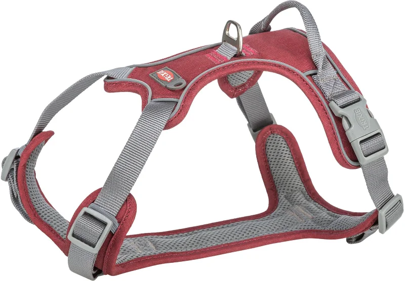 Premium active harness, S–M: 39–56 cm/15 mm, sangria