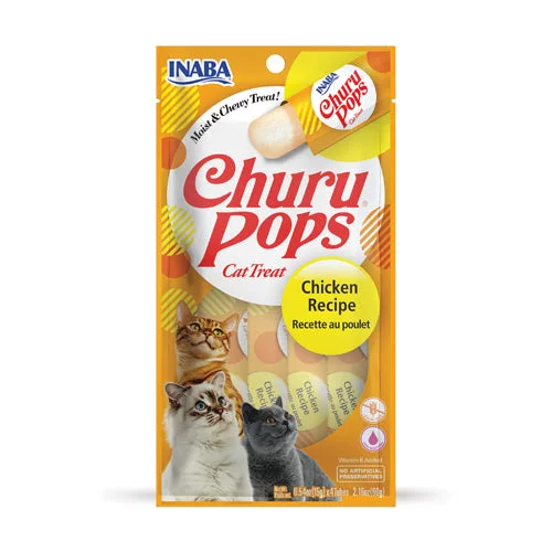 CHURU Chicken Recipe Pops Lickable Cat treats