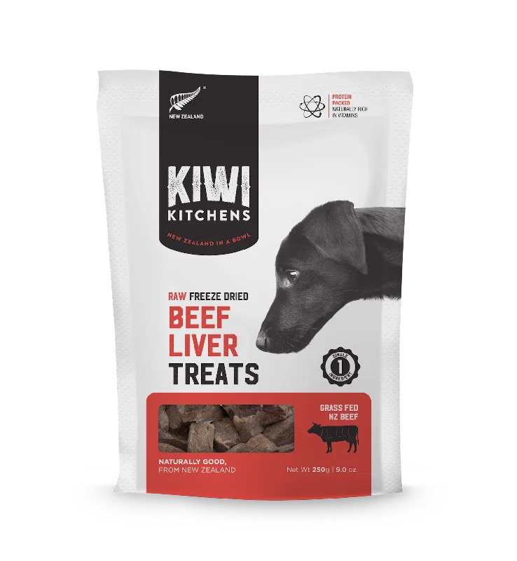 Kiwi Kitchens Raw Freeze Dried Dog Treats - Beef Heart