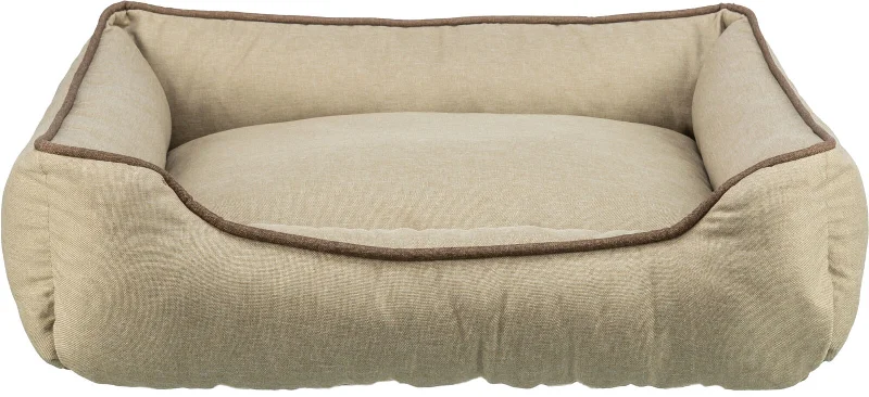 Nio bed, water repellent, square, 75 x 60 cm, sand