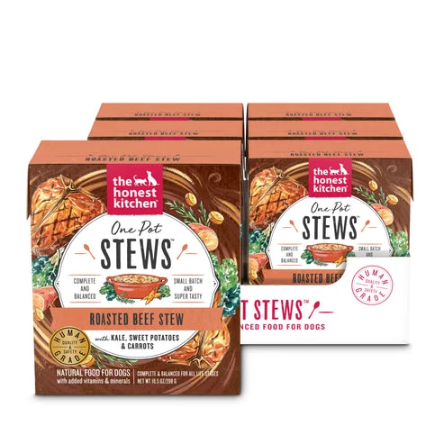 The Honest Kitchen One Pot Stews Roasted Beef Stew with Kale Sweet Potatoes & Carrots Wet Dog Food