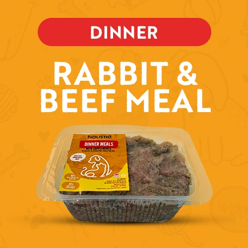 Holistic Dinner Meals - Rabbit & Beef Meal