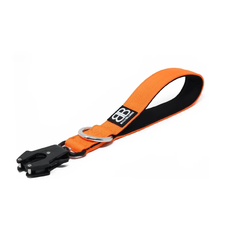 Combat Traffic Leash | Short Handle for Control -  Orange