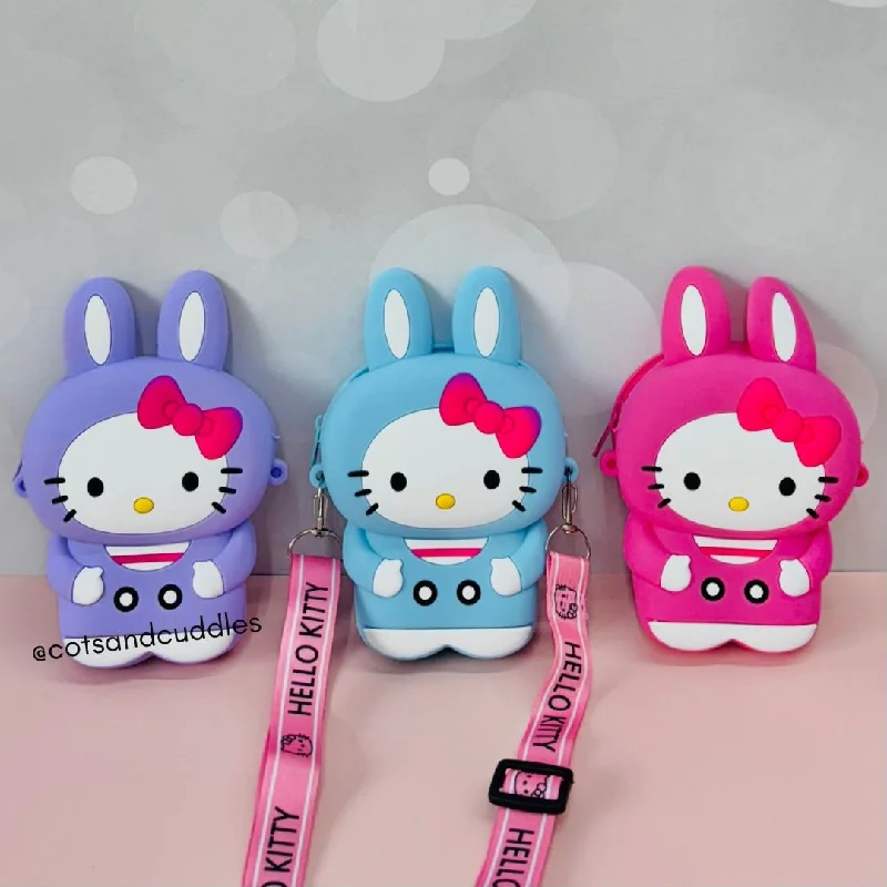 Hello Kitty Design Silicone Sling Bag for Kids