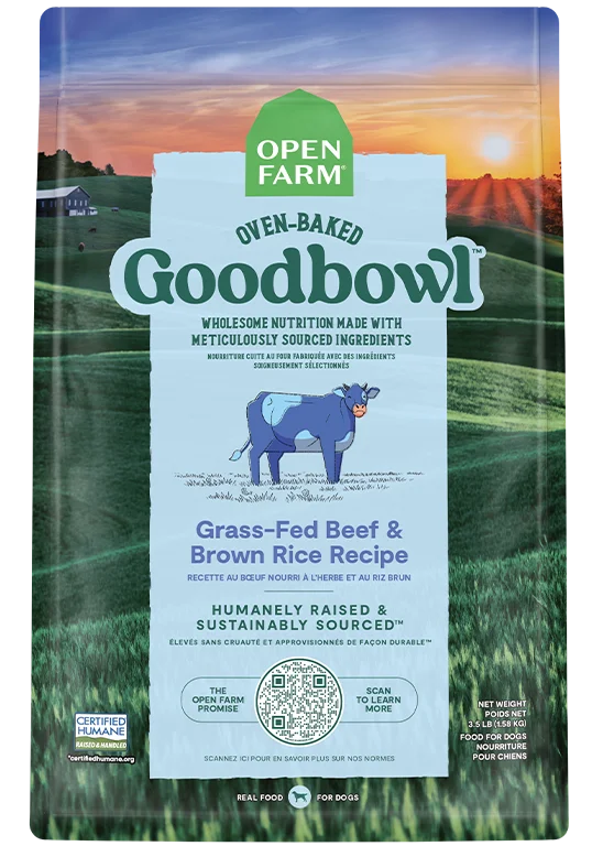 Open Farm Goodbowl™ Grass-Fed Beef & Brown Rice Recipe for Dogs