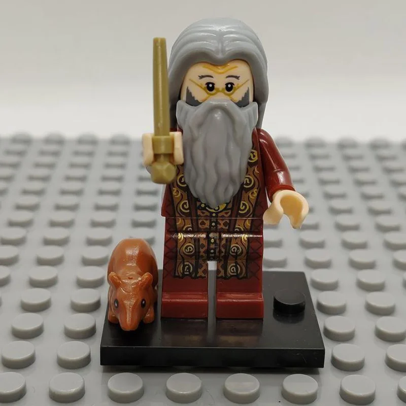 Custom Lego Compatible Harry Potter's Professor Albus Dumbledore Minifig