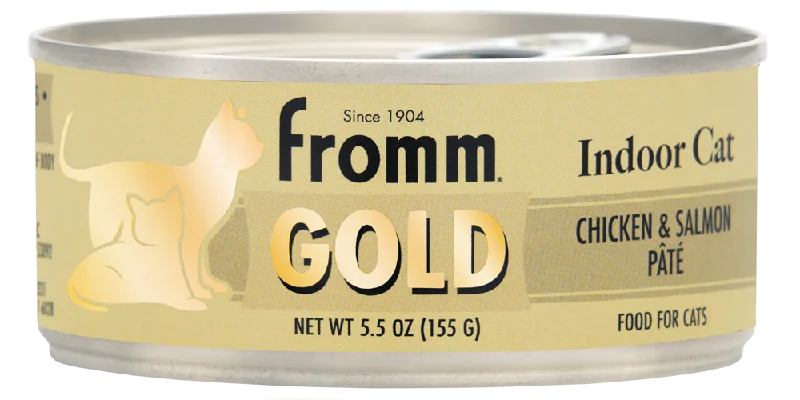 Fromm Gold Indoor Cat Chicken & Salmon Pâté Cat Food