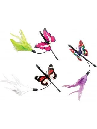 ETHICAL Fluttering Butterfly Mini Teaser Wand 8-in