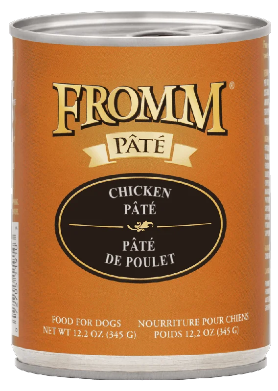 Fromm Chicken Pate' Canned Dog Food 12oz