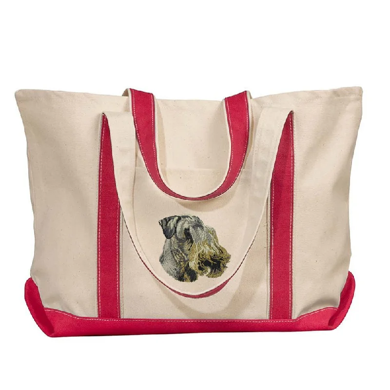 Cesky Terrier Embroidered Tote Bag