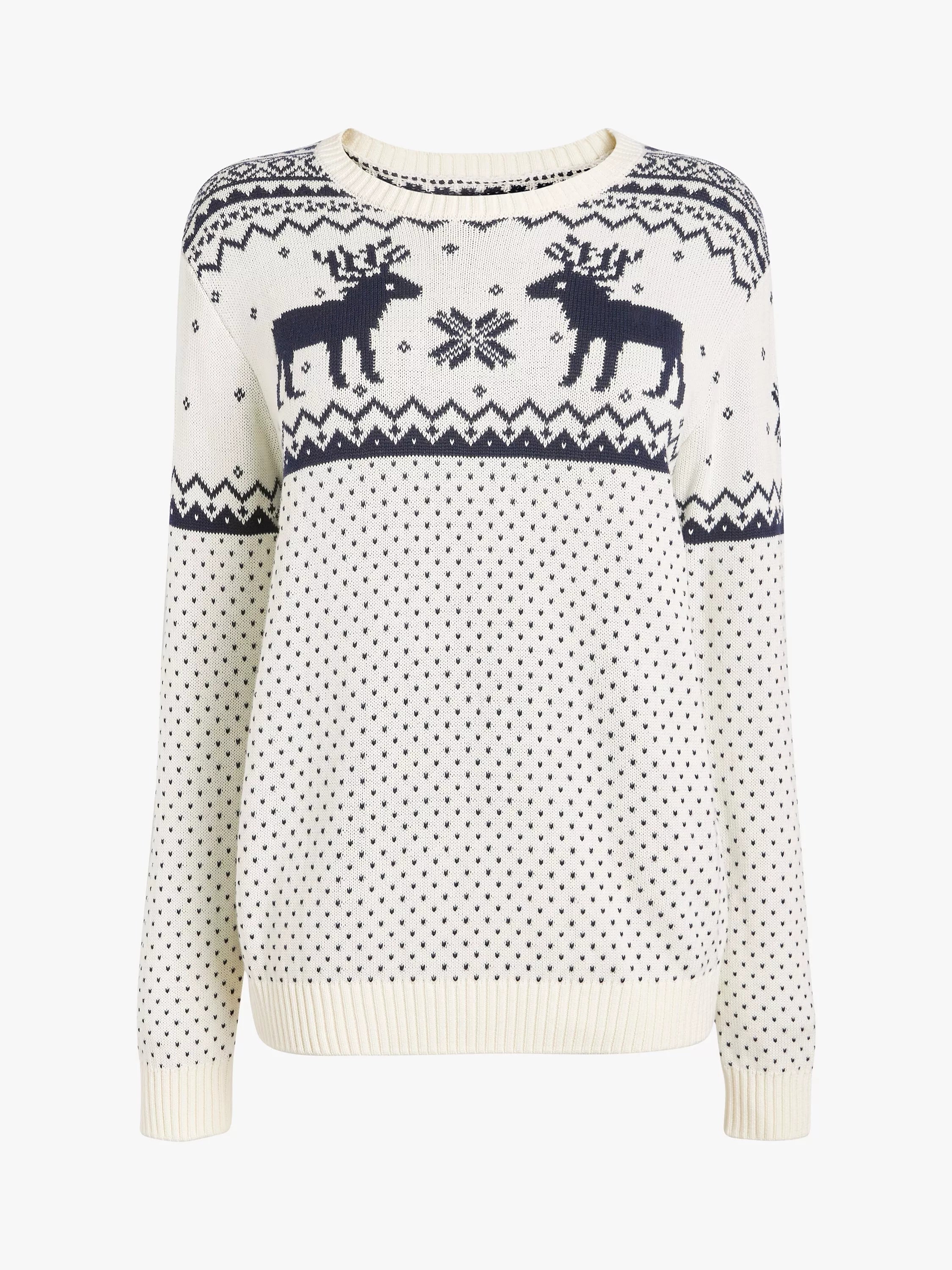 The Little Tailor Ladies Fairisle Christmas Jumper