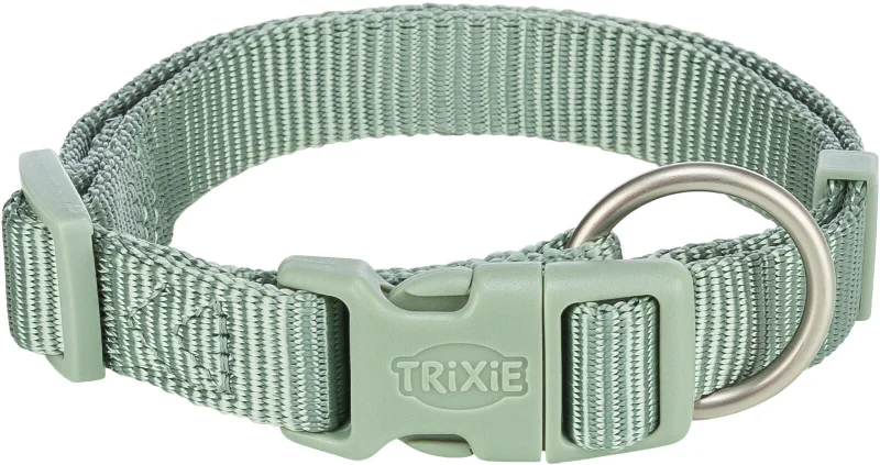 Premium collar, M–L: 35–55 cm/20 mm, sage