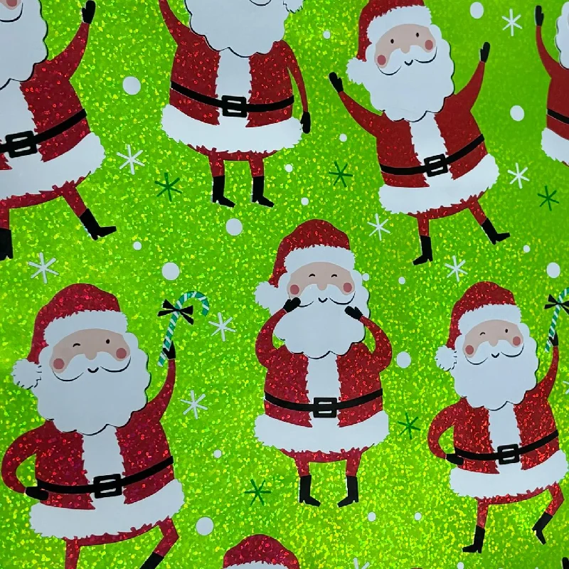 Beautiful Christmas Theme printed Gift Wrap- Set of 10 (Santa)