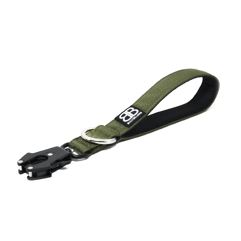 Combat Traffic Leash | Short Handle for Control - Khaki