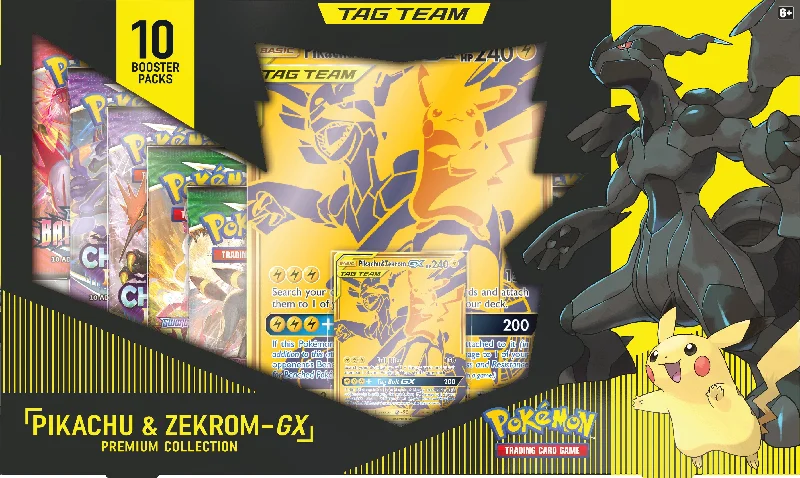 Pokemon-Pikachu and Zekrom-GX Premium Collection